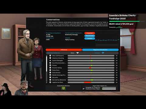 Democracy 4... for charity! (with my wife!)