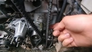 Cómo hacer correa de distribución y bomba de agua Suzuki Vitara 1.6 16 válvulas