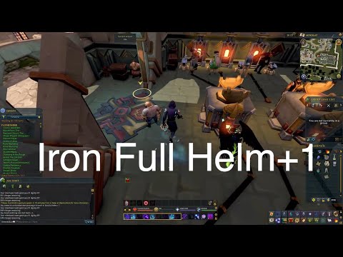 Doric's Task I (miniquest) - Runescape - Smithing Iron Full Helm + 1