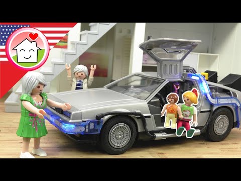 Playmobil English - The Hauser Family Time Travel - Back to the Future
