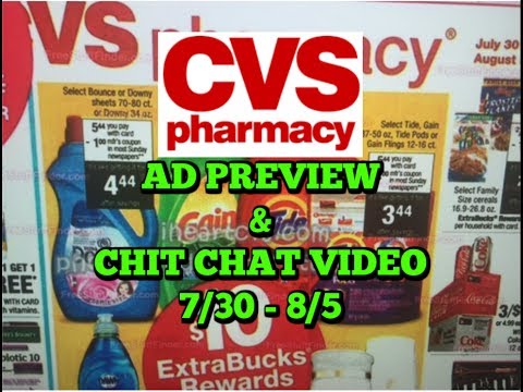 CVS 7/30 - 8/5 | AD PREVIEW | FREE PANTENE, CREST & MORE!!! Video