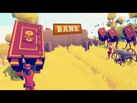 THE ULTIMATE BANK ROBBERY A Heist In Totally Accurate Battle Simulator Professionals Play ! - Garba