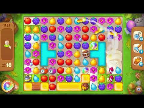 Gardenscapes Level 1989 With No Boosters - Hard Level