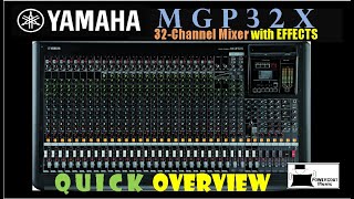 Video thumbnail for Yamaha MGP32X 32-Channel Mixer: Quick Overview by Powercoat Music