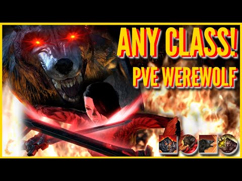 Light Attack WEREWOLF PVE Build, Use ANY Class! (Scribes of Fate DLC) 🐺🌕
