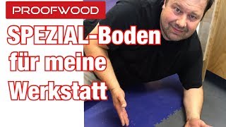 Werkstattboden, Garagenboden schnell und einfach verlegen - sind PVC-Fliesen die Lösung?