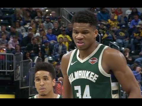 Giannis Antetokounmpo Highlights vs Pacers RS19G27 - 12 Pts, 10 Rebs, 7 Asts (12.12.18)