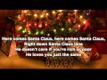Here Comes Santa Claus (Lyric Video) Sing Along ...