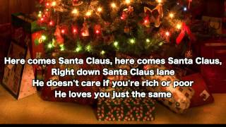 Here Comes Santa Claus (Lyric Video) Sing Along with Diane Miller
