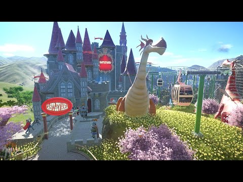 Planet Coaster sandbox park "Shandalar" - Castlevania Dark Ride