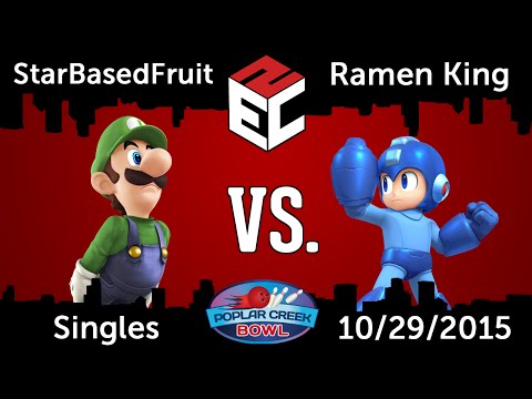 (E2C) Poplar Creek Bowl (Singles): StarBasedFruit (Luigi) vs. Ramen King (Mega Man)