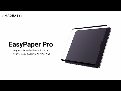 EasyPaper Pro Magnetic Paper-Feel Screen Protector for iPad | MAGEASY |