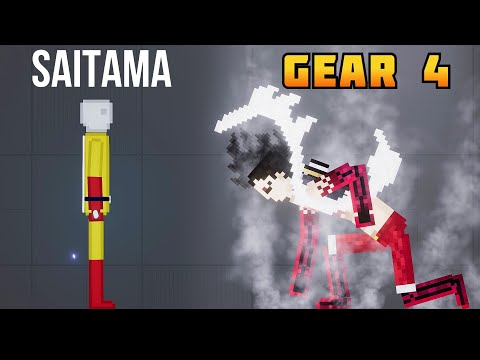 SAITAMA vs Luffy Gear 4 - People Playground 1.21.3