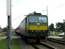 ZSSK 163 110 and ZSSK 163 103 meet each other near Ťahanovce stop