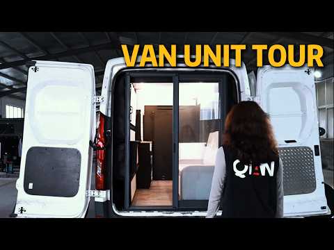 QIAN Camper VanUnit - 15-Min Van Conversion Kit (Part 2/Room Tour)