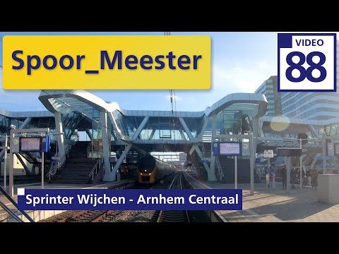 (4K) Cabview NS Trein SNG | Rij mee met de MACHINIST in de SPRINTER Wijchen naar Arnhem Centraal(88)