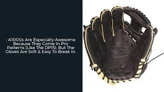 Video thumbnail: Review: Wilson A1000 DP15 11.5" Baseball Glove (WBW100132115)