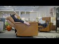 Sofa inclinable motorisé en tissu de Elran