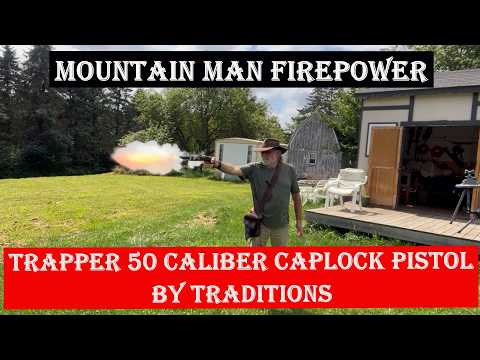 Trapper 50 Cal. Black Powder Pistol by Traditions:  Mountain Man Firepower!