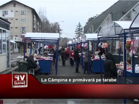 La Câmpina e primăvară pe tarabe