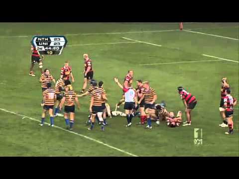 ABC TV 2012 Shute Shield Round 13 Highlights Northern Suburbs v Sydney University