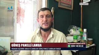 HİSARCIK İLÇESİNDE SOKAK VE CADDELERE GÜNEŞ PANELLİ LAMBALAR TAKILDI