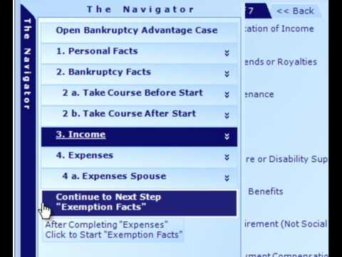 Professional Bankruptcy Software - File for bankruptcy...
