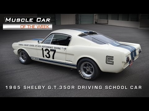 1965 Shelby GT 350 R Racing School Car Video