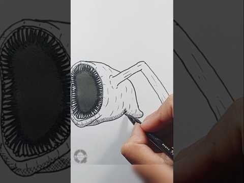 Review - How to Draw Evolved Sea Eater: The Ferocious Deep-Sea Monster #shorts #bloopvselgranmaja