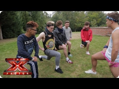 Sam Callahan works out with Kingsland Road for this Samsung Video Diary - The X Factor UK 2013