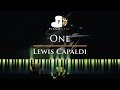 Lewis Capaldi - One - Piano Karaoke / Sing Along Cover with Lyrics