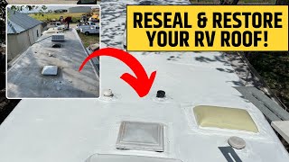 Learn how to reseal your RV Roof to repair and prevent leaks | Liquid Rubber RV Roof Coating