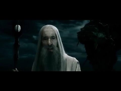 Saruman And Elrond Discuss The Return Of Sauron