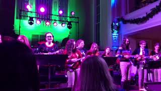 rockin around the christmas tree cover by the gunnery's ukulele ensemble™