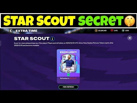 FREE 114–115 OVR Player Trick 😱 | Star Scout Secret Explained! | FC Mobile Festive Fixtures