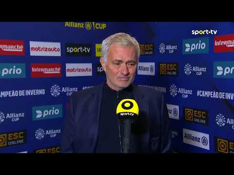 Taça da Liga (Meias-Finais) | Benfica 1-3 Braga: Flash Interview José Mourinho