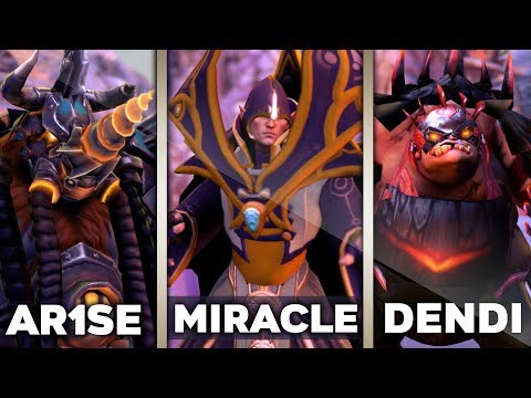 When Pro Players Play Their BEST Hero - Miracle Invoker, Arise Magnus, Dendi Pudge [NEW 7.23 Patch]