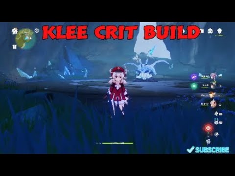Lvl 80 klee crazy crit & pyro dmg build Genshin Impact
