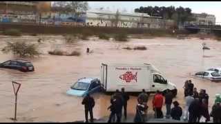 preview picture of video 'El Río Palancia en Sagunto con agua'