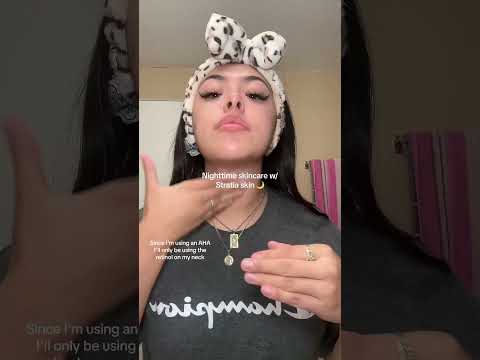 Nighttime Skincare Routine with Stratia Skin #nighttimeskincare