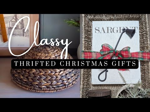 Thrift with me for Christmas Gifts / Classy Thrifted Christmas Gift Haul