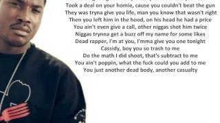 Meek Mill - Kendrick You Next (Cassidy Diss) Lyrics on Screen