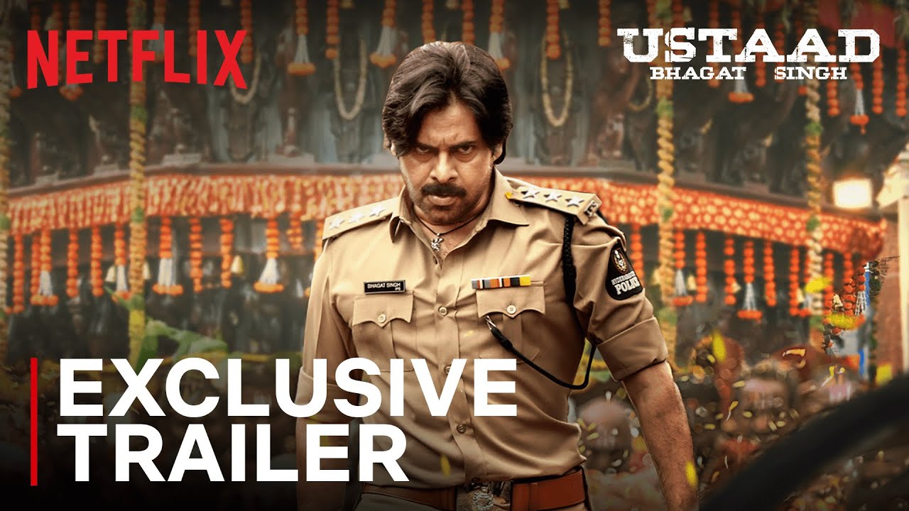 Ustaad Bhagat Singh | Official Trailer | Pawan Kalyan | Sreeleela | Raashi Khanna