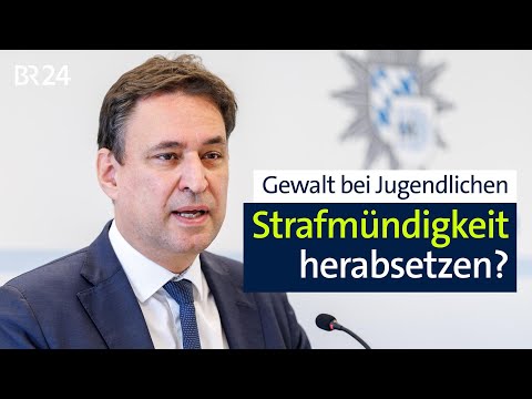 Justizminister Georg Eisenreich (CSU) zu immer jünger werdenden Gewalttätern | Kontrovers | BR24