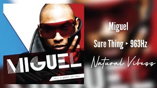 (963Hz) Miguel - Sure Thing