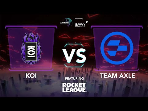 KOI vs. Team AXLE // Gamers Without Borders 2023 – Rocket League – Day 1