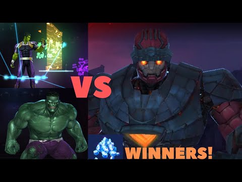 T3 IMMORTAL HULK & AWAKENED AMADEUS CHO (BRAWN) VS Master Mold GBR - Marvel Future Fight