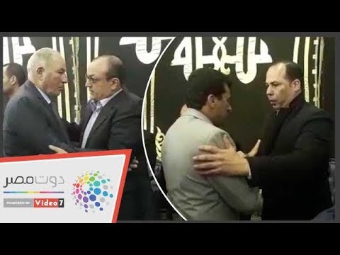 وزير الرياضة وحازم إمام والزند فى عزاء خالد توحيد