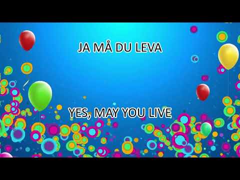 Swedish Happy Birthday Song (English Translation)