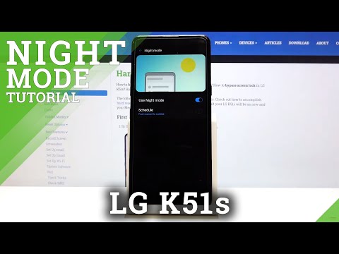 How to Enable Night Mode in LG K51s – Adjust Display